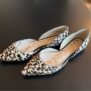 Sam Edelman Leopard Print Pointed Flats